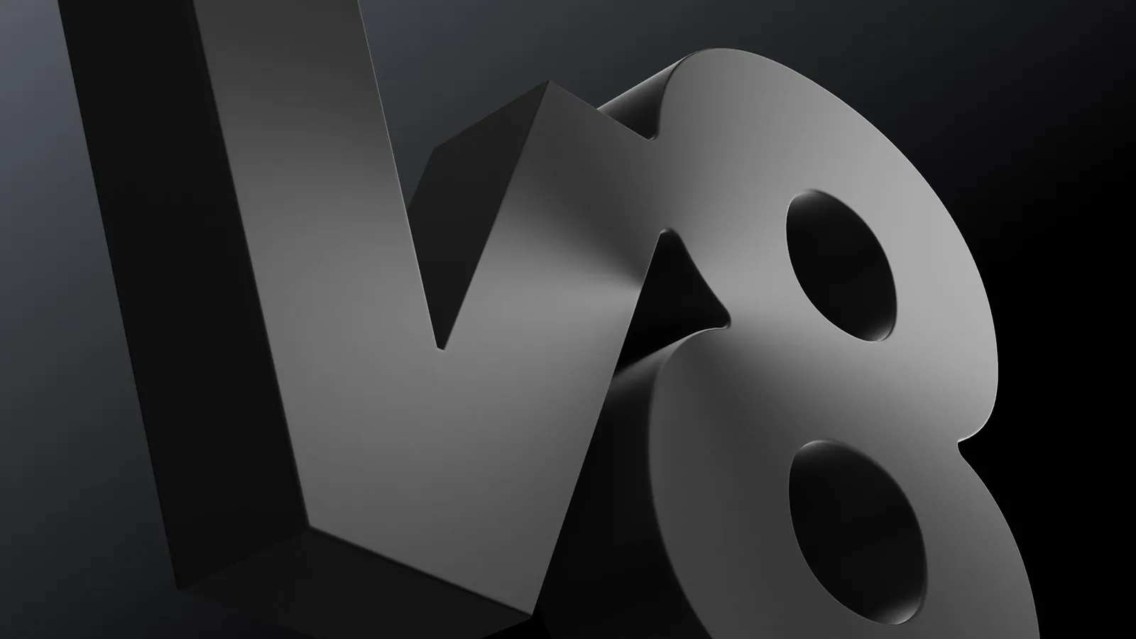 A big, floating v8