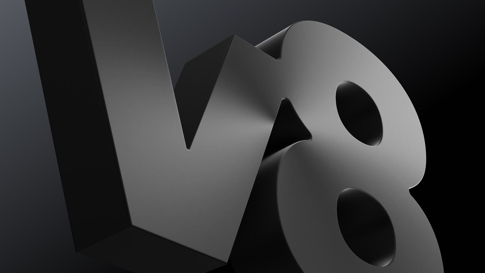 A big, floating v8