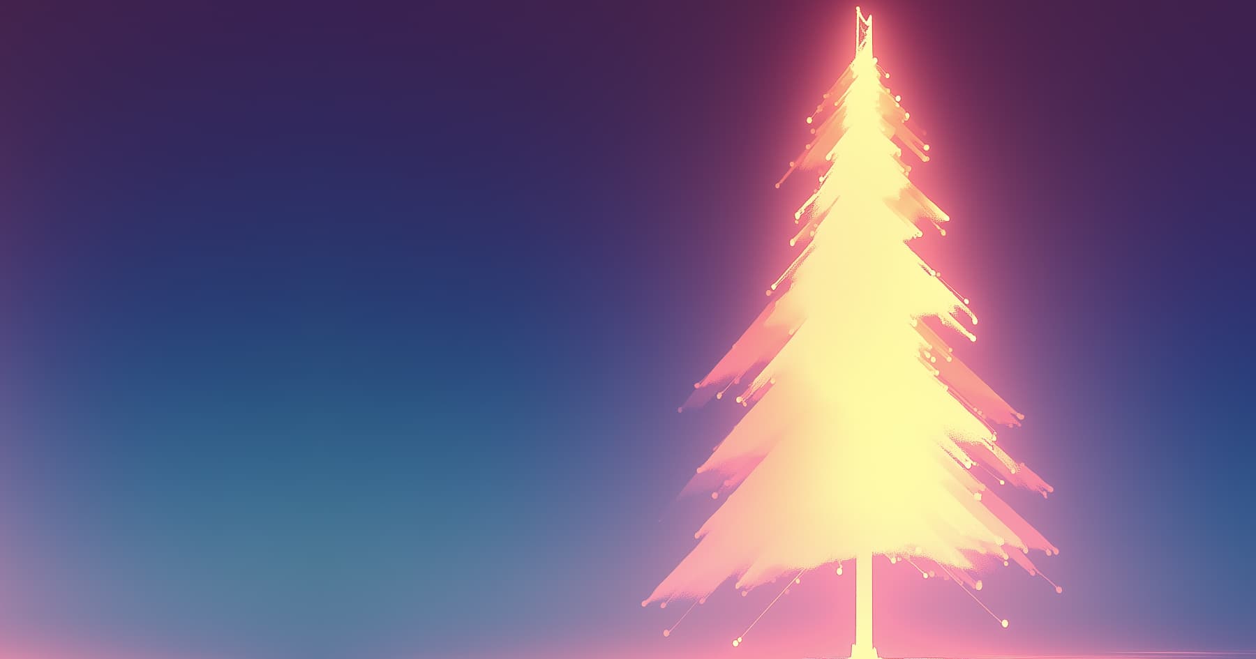Glowing tree