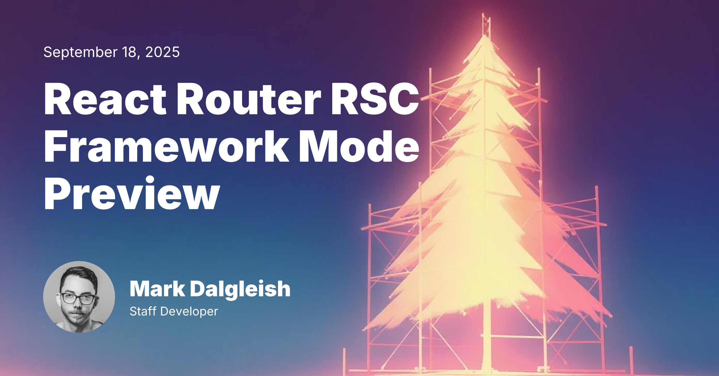 React Router RSC Framework Mode Preview