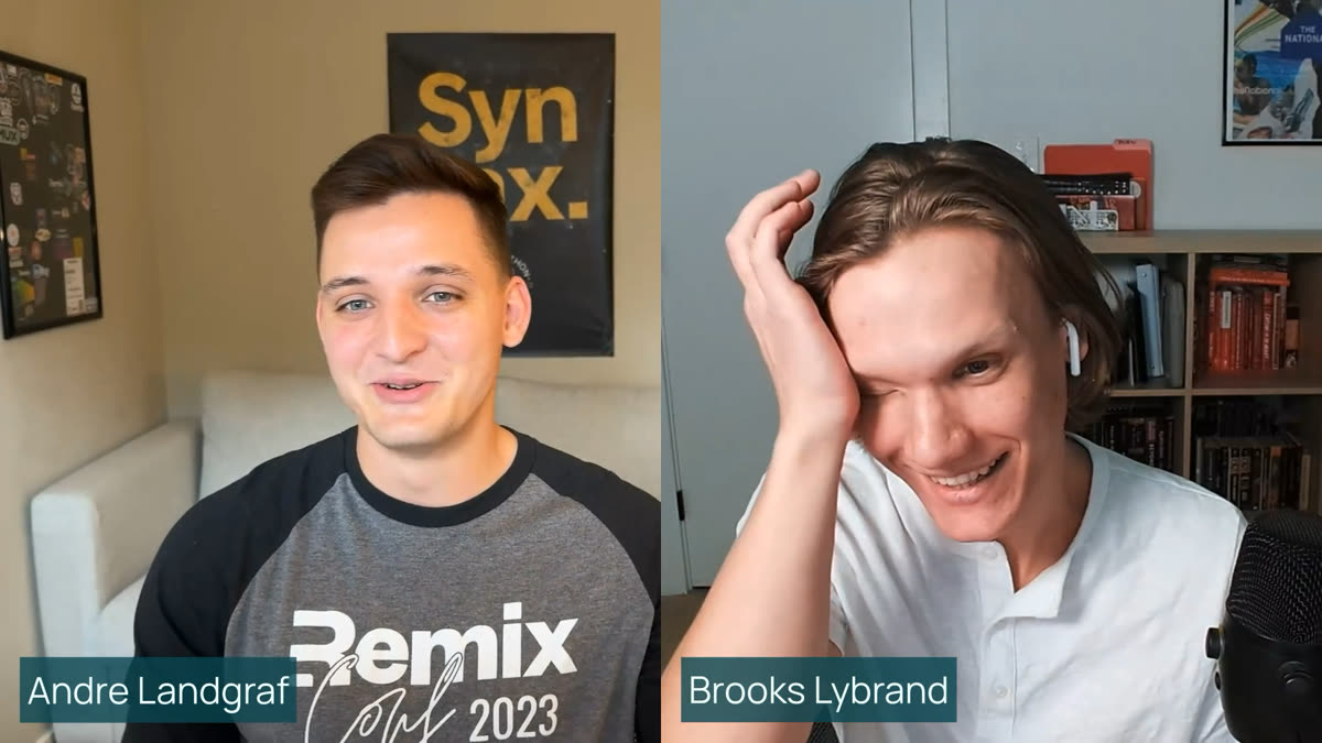 Brooks interviewing Andre Landgraf
